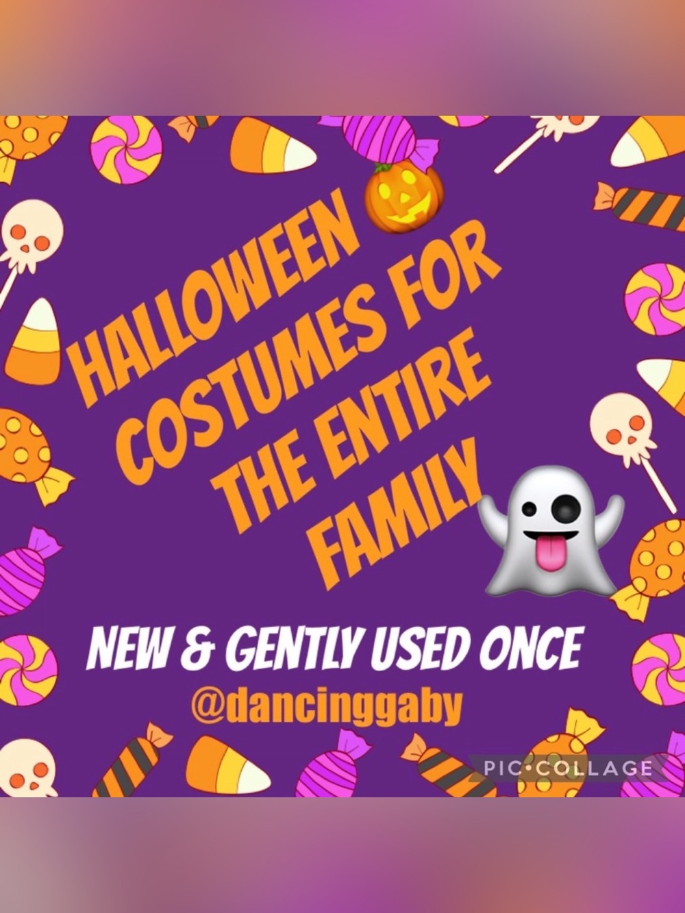 🎃 HALLOWEEN COSTUMES 🎃 FOR THE ENTIRE FAMILY 👻 NEW & GENTLY USED ONCE 👻